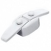 Flask 14,5x4,7cm - 5,1x1,8in Lacquered white, with pin for the installation 651960/ML