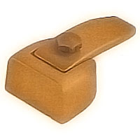 Flask 7,8x4,7cm - 3x1,8in In bronze, with pin for the installation 651960