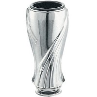 Vaso portafiori Esedra 18x9cm In acciaio, disponibile a terra e a parete