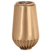 Vaso portafiori 20x12cm In bronzo, con interno rame, a parete 8400-R1