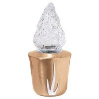 Grave light 19x9cm - 7,5x3,5in In bronze, wall attached 8597