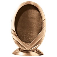 Oval photo frame 13x18cm - 5x7in In bronze, ground attached 8911-1318