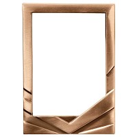 Rectangular photo frame 13x18cm - 5x7in In bronze, wall attached 8971-1318