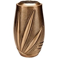 Vaso portafiori 21x11cm In bronzo, con interno rame, a parete 9100-R1