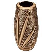 Vaso portafiori 12x7cm In bronzo, con interno in plastica, a parete 9107-P24