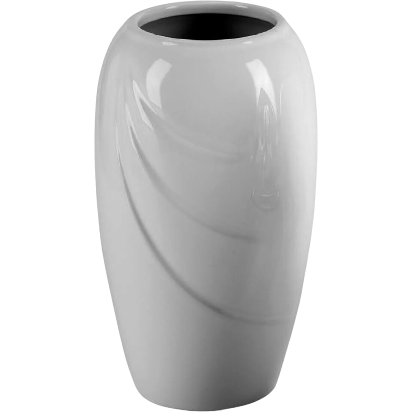 Vaso a parete Ecotre 21x13cm In porcellana bianca, a parete ECO150P