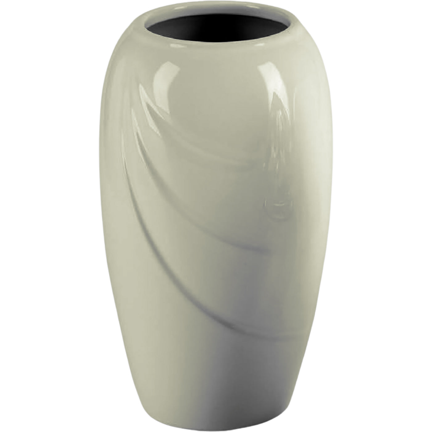Jarrón para lápida Ecotre marfil 21x13cm En porcelana color marfil, para fijar al suelo ECO150T/A