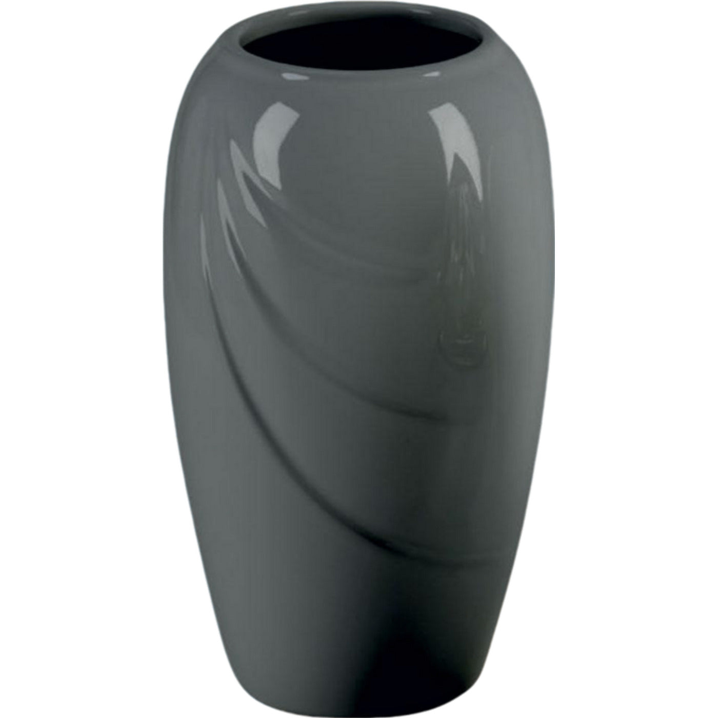 Jarrón para lápida Ecotre gris 21x13cm En porcelana gris, para fijar al suelo ECO150T/G