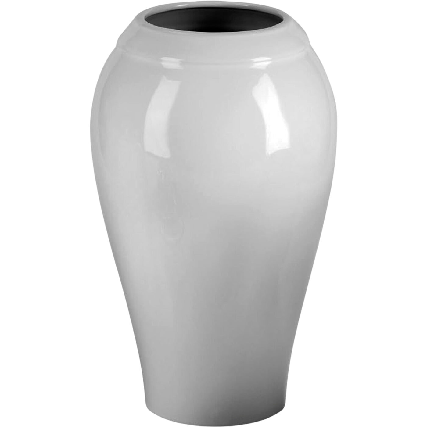 Vaso a terra Liscia 21x13cm In porcellana bianca, a terra LI144T