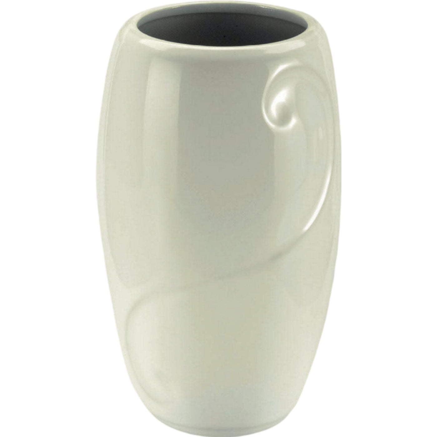 Grabvase Sharon elfenbein 21x13cm Aus Elfenbein-Porzellan, für Bodenbefestigung SH124T/A