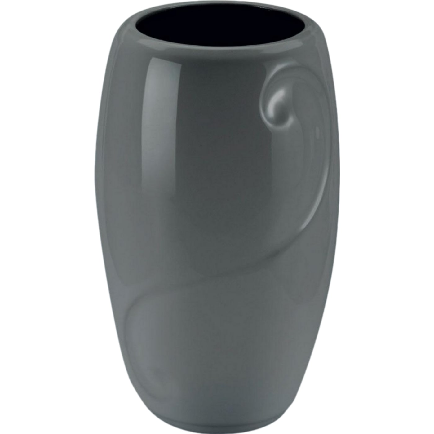 Grabvase Sharon grau 21x13cm Aus grauem Porzellan, für Bodenbefestigung SH124T/G