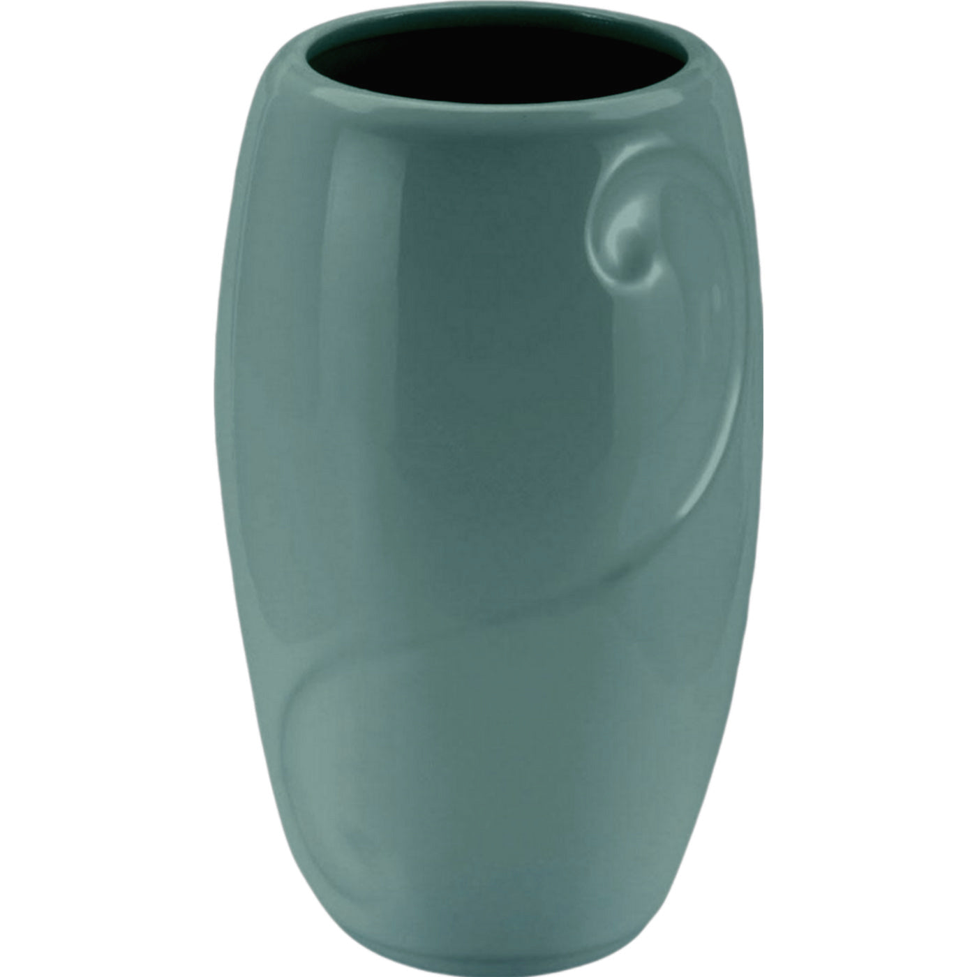 Grabvase Sharon grün 21x13cm Aus grünem Porzellan, für Bodenbefestigung SH124T/V