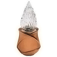 Grave light 18cm - 7in In bronze, ground attached 2624