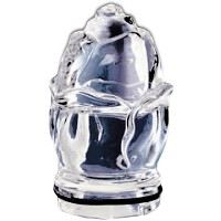 Crystal small bud 8cm - 3in Decorative flameshade for lamps