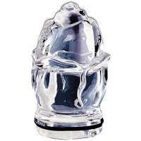 Pequeño brote de crystal 8cm Decoración para lámparas funerarias