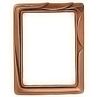 Rectangular photo frame 9x12cm - 3,5x4,75in In bronze, wall attached 1121