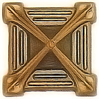 Stud Croce In bronze, with threaded pin steel, various measures