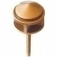 Stud 5,5cm - 2,1in In bronze, with threaded pin steel 50362