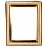 rectangular photo frame 11x15cm - 4,3x6in In bronze, wall attached 1229