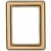 Rectangular photo frame 11x15cm- 4,3x6in In bronze with gold thread, wall attached 1229/D