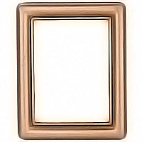 rectangular photo frame 9x12cm - 3,5x4,75in In bronze with gold thread, wall attached 1228/D