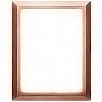 Rectangular photo frame 11x15cm - 4,3x6in In bronze, wall attached 1239