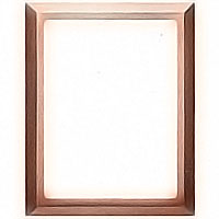 Rectangular photo frame 9x12cm - 3,5x4,75in In bronze, wall attached 1238