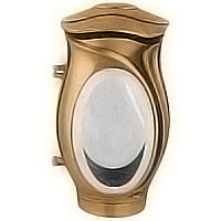 Lamp for candle 18cm - 7,08in In bronze, ground attached 2519