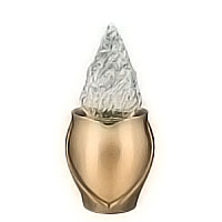 Grave light 18cm - 7,8in In bronze, ground attached 2615