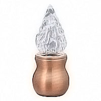 Grave light 18cm - 7,1in In bronze, wall attached 2555