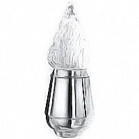 Grave light Clear 18cm - 7in In stainless steel, ground or wall mount