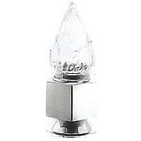 Grave light Esagonale 18x13cm-7,1x5,1in In stainless steel, ground or wall mount