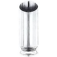 Flower vase Cilindro 18x8cm-7x3,1in In stainless steel, ground or wall mount
