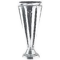 Flower vase Coppa 20x10cm-7,8x3,9in In stainless steel, ground or wall mount