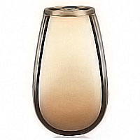 Flowers vase 20cm-8in In bronze, with copper inner, wall attached 2328/R