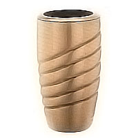Flowers vase 20cm - 8in In bronze, with copper inner, wall attached 2447/R