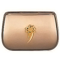 Flowers pot 18,5cm-7,2in In bronze, with steel inner, wall attached 2399/A