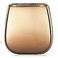 Flowers pot 19cm-7,80in In bronze, with steel inner, ground attached 2214/A