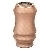 Flowers vase 19cm - 7in In bronze, with copper inner, wall attached 2545/R