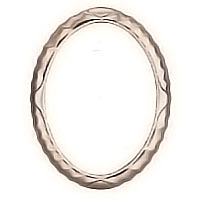 Oval photo frame 9x12cm - 3,5x4,7in In bronze, wall attached 1220