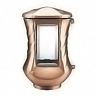 Lamp for candle 26cm - 10,2in In bronze, ground attached 2457