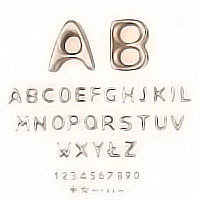 Letters and numbers Passion, in various sizes Individual bronze lettering
