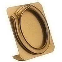 Oval photo frame 18x24cm- 7,1x9,4in In bronze, ground attached 1210