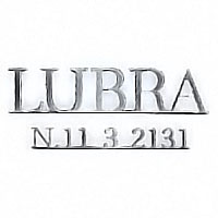 Letters and numbers Roman Inox, in various sizes Single fret-worked steel plaque