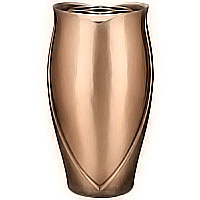 Flowers vase 30cm - 12in In bronze, with plastic inner, ground attached 2606/P