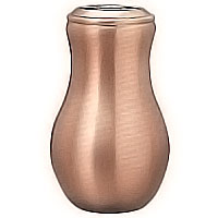 Flowers vase 30cm - 12in In bronze, with copper inner, ground attached 2556/R