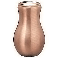 Flowers vase 30cm - 12in In bronze, with plastic inner, ground attached 2556/P