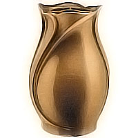 Flowers vase 30cm - 11,8in In bronze, with copper inner, ground attached 2511/R