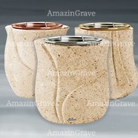 Flower pots in Calizia marble