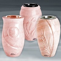 Vases in Pink Portugal marble
